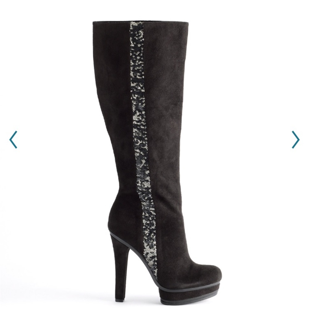 Jennifer Lopez, Malina Black Boots Sz 8.5